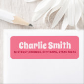 Retro pink return address (Insitu)