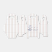 Retro Pink Seashells & Wedding Bachelorette Geschenkschachtel (Ungefaltet)