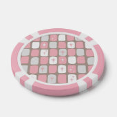 Retro Pink Sternexplosionen Poker Chips (Einzeln)