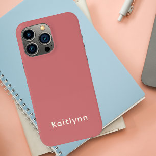 Retro Pink Stilvoll Einfach Minimalistisch Case-Mate iPhone Hülle