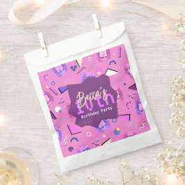 Retro Pink Tamagotchi Birthday Geschenktütchen