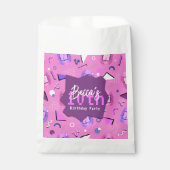 Retro Pink Tamagotchi Birthday Geschenktütchen (Vorderseite)