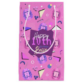 Retro Pink Tamagotchi Geburtstag Kleine Geschenktüte (Vorderseite)