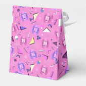 Retro Pink Tamagotchi Geburtstags-Gefälligkeitsbox Geschenkschachtel (Rückseite)