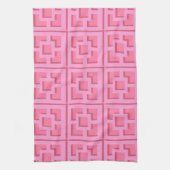 Retro Pink Trellis Küchentücher (Vertikal)