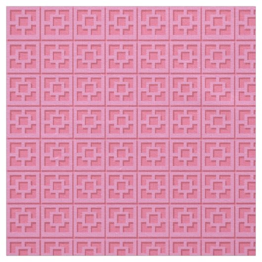 Retro Pink Trellis Stoff (Muster)