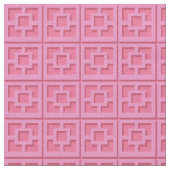 Retro Pink Trellis Stoff (Nahaufnahme)