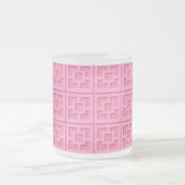 Retro Pink Trellis Tasse (Mittel)