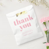 Retro Pink trendige Gastgeschenk Hochzeit Tasche Geschenktütchen (Versiegelt)