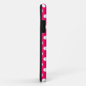 Retro Pink-Tupfen iPhone 5s Fall Case-Mate iPhone Hülle (Hinten/Rechts)