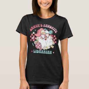 Retro Pink Weihnachten Niedlich Weihnachten Weihna T-Shirt