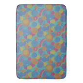 Retro-Pinselmuster Badematte (Vorderseite Vertikal)