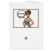 Retro Pinup_ Freche Göre (Hinten)