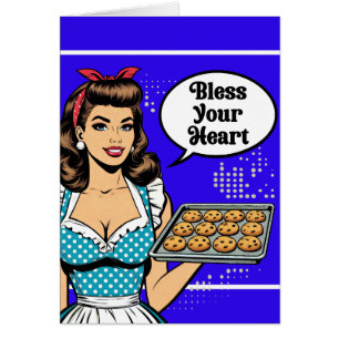 Retro Pinup_ Gott segne dein Herz