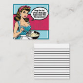 Retro Pinup_ Hey Darlin Mitteilungskarte (Vorne/Hinten)