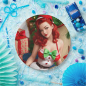 Retro Pinup Holiday Paper Teller (Party)