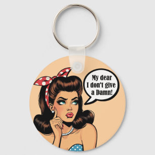 Retro Pinup_ Mein lieber Schlüsselanhänger