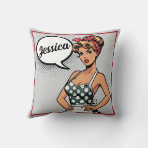 Retro Pinup_ Smart Assy Kissen