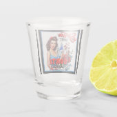 Retro Pinup _ Sorta Sweet Sorta Savage Schnapsglas (Rückseite)