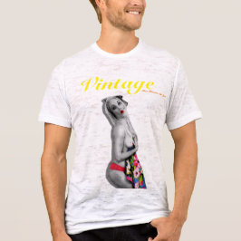 Retro Pinup-Vintages Glamour-Mädchen tropisches T-Shirt