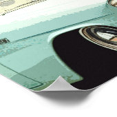 Retro Pinups Collage Poster (Ecke)