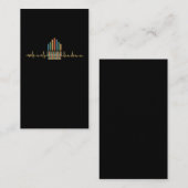 Retro Pipe Organ Church Music Organist Visitenkarte (Vorne/Hinten)