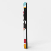 Retro Piratenillustrationssegeln Case-Mate iPhone Hülle (Hinten/Links)