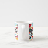 Retro Piratenillustrationssegeln Espressotasse (Rückseite)