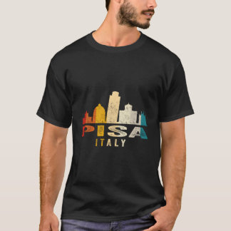 Retro Pisa Skyline Vintag Italien Souvenir T-Shirt