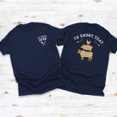 Retro Pit Master Individuelle Name Funny ich rauch T-Shirt