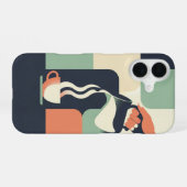 Retro Pitcher Pouring into Cup iPhone 16 Hülle (Rückseite (Horizontal))