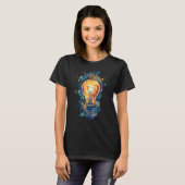 Retro Pixel Alien Arcade T - Shirt (Vorne ganz)