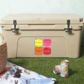 Retro Pixel Art  Aufkleber (Kühler)