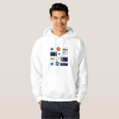 Retro-Pixel-Art-Coding-Essentials-Software-Entwick Hoodie (Vorne ganz)
