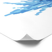 Retro-Pixel-Art Frostbogenschütze Krieger Poster (Ecke)