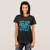 Retro Pixel Art Nummer 67 Shirt - 8-Bit Gaming Gra (Vorne ganz)