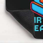 Retro-Pixel-Art-Virtual-Reality-Grafik für einen V Mousepad (Ecke)