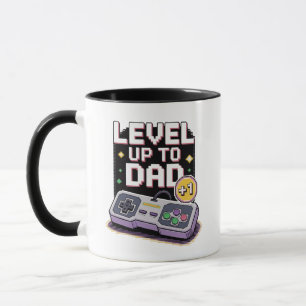 Retro Pixel Gamer Vater Gamer Inspiriert Vaterscha Tasse