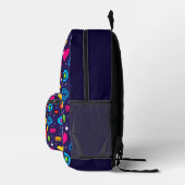 Retro Pixel Gaming Aesthetic Backpack Bedruckter Rucksack (Rechts)