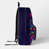 Retro Pixel Gaming Aesthetic Backpack Bedruckter Rucksack (Links)