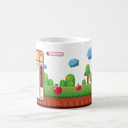 Retro Pixel Gaming Personalisiert Kaffeetasse (Mittel)