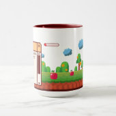 Retro Pixel Gaming Personalisiert Tasse (Zentrum)