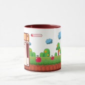 Retro Pixel Gaming Personalisiert Tasse (Zentrum)