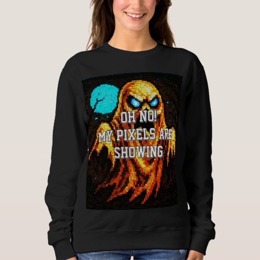 Retro-Pixel-Geist  Sweatshirt (Vorderseite)