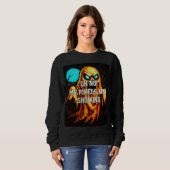 Retro Pixel Ghost Sweatshirt (Vorne ganz)