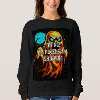 Retro Pixel Ghost Sweatshirt