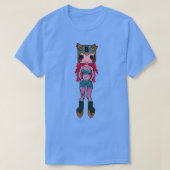 Retro Pixel Girl T-Shirt (Design vorne)