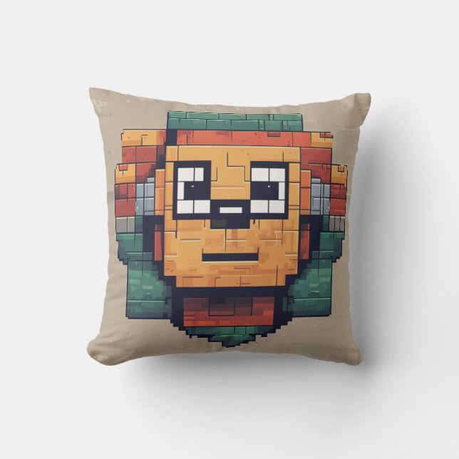 Retro-Pixel Kissen (Vorderseite)