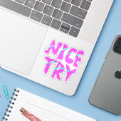 Retro-Pixel-Schriftart - 8-Bit-Gaming Aufkleber (Laptop mit iPhone)