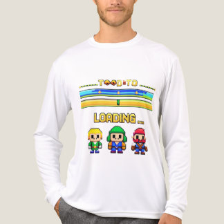 Retro-Pixel-Spiel-Lade-T-Shirt – 8-Bit-Charakter Tri-Blend Shirt